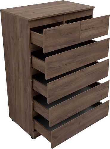 Комод Aquanet Сканди 800x480 Дуб крафт (6 ящиков) 00302546 Комод Aquanet Сканди 800x480 Дуб крафт (6 ящиков) 00302546