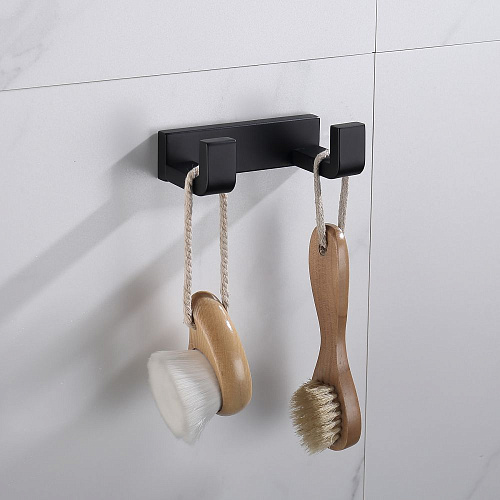 Крючок ABBER Westen AA1750B черный матовый Крючок ABBER Westen AA1750B черный матовый