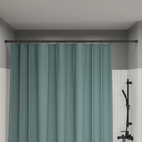 Карниз для ванны IDDIS Elegante (RSB0120i14) 110-200 см, черный матовый Карниз для ванны IDDIS Elegante (RSB0120i14) 110-200 см, черный матовый