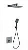 Душевая система Wonzon &amp; Woghand с термостатом, встраиваемая, темный графит (WW-D2017-B-BGG)