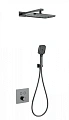 Душевая система Wonzon & Woghand с термостатом, встраиваемая, темный графит (WW-D2017-B-BGG) Душевая система Wonzon & Woghand с термостатом, встраиваемая, темный графит (WW-D2017-B-BGG)