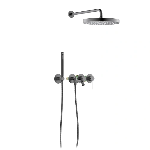 Душевая система Timo Saona SX-2348/18SM встраиваемая черное золото Душевая система Timo Saona SX-2348/18SM встраиваемая черное золото