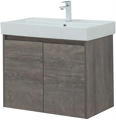 Тумба под раковину Aquanet Nova Lite 75 дуб рошелье (2 дверцы) 00298851 Тумба под раковину Aquanet Nova Lite 75 дуб рошелье (2 дверцы) 00298851