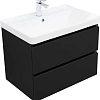Тумба под раковину Aquanet Вега 2.0 70 черный 00337954 подвесная Тумба под раковину Aquanet Вега 2.0 70 черный 00337954 подвесная