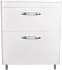 Тумба под раковину Style Line Каре 70 (2 ящ.) Люкс белая, PLUS СС-00002266