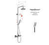 Картинка анонса товара «душевая система fima carlo frattini shower column f3165/q3010cr»