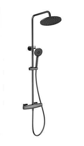 Душевая система Wonzon & Woghand с термостатом, темный графит (WW-B3035-A-BGG) Душевая система Wonzon & Woghand с термостатом, темный графит (WW-B3035-A-BGG)