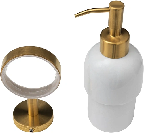 Дозатор жидкого мыла Allen Brau Priority 6.31006-GB золото браш Дозатор жидкого мыла Allen Brau Priority 6.31006-GB золото браш