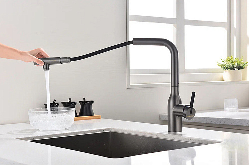 Смеситель для кухни Paulmark VIPER беретта Vi213105-GM Смеситель для кухни Paulmark VIPER беретта Vi213105-GM