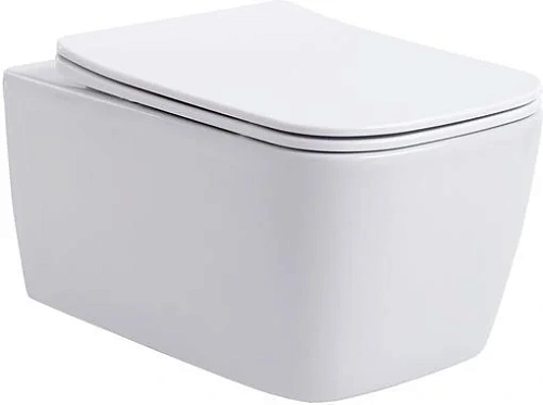 Унитаз подвесной Aquanet Rimless Tavr 2.0 W LX-1907 с сиденьем Унитаз подвесной Aquanet Rimless Tavr 2.0 W LX-1907 с сиденьем