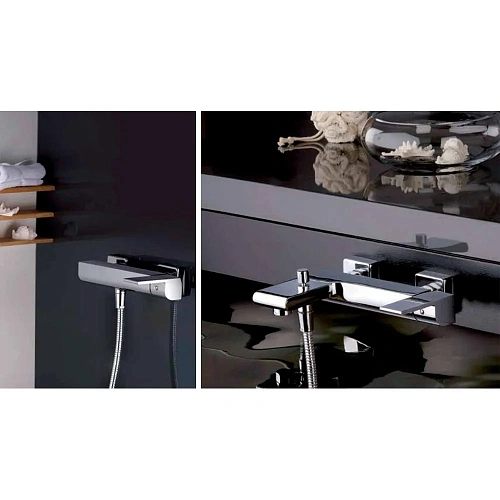 Смеситель для ванны Paini Ghibli 44CR105 с душевым гарнитуром Смеситель для ванны Paini Ghibli 44CR105 с душевым гарнитуром