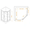 Душевой уголок RGW PA-86S 1000x1000 мм 38088600-111 Душевой уголок RGW PA-86S 1000x1000 мм 38088600-111