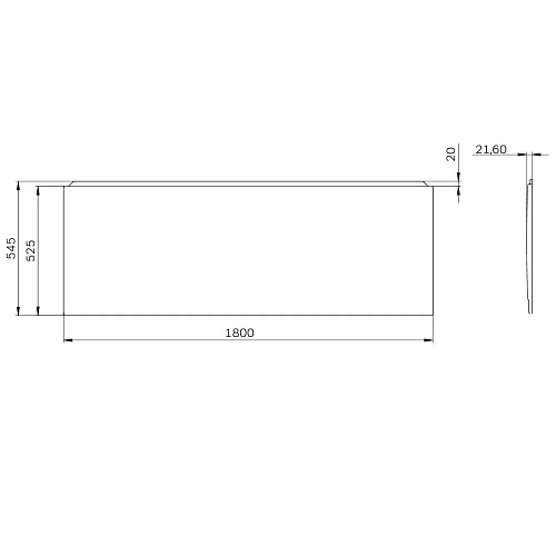 Экран для ванны фронтальный AM.PM X-Joy W94A-180-080W-P 180х80 Экран для ванны фронтальный AM.PM X-Joy W94A-180-080W-P 180х80