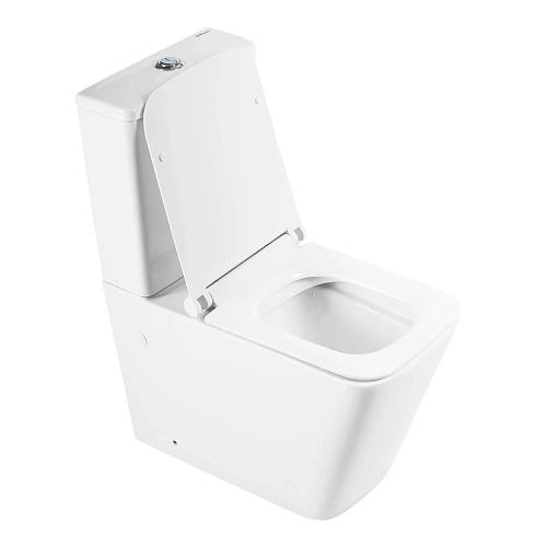 Унитаз напольный BelBagno ARDENTE-R BB02093CPR/BB2112SC безободковый с сиденьем Унитаз напольный BelBagno ARDENTE-R BB02093CPR/BB2112SC безободковый с сиденьем