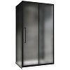 Картинка анонса товара «душевой уголок abber schwarzer diamant ag30170bmh-s80bm-s80bm 170x80 см универсальный, профиль черный, стекло матовое»