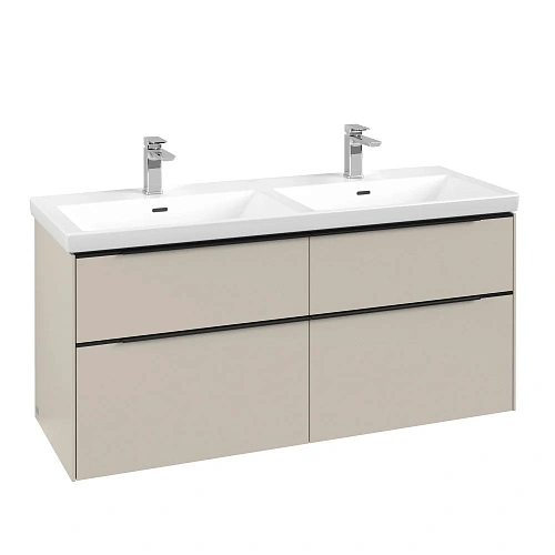 Тумба под раковину Villeroy & Boch Subway 3.0 с подсветкой Cashmere Grey / Cashmere Grey C568L1VN Тумба под раковину Villeroy & Boch Subway 3.0 с подсветкой Cashmere Grey / Cashmere Grey C568L1VN