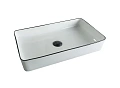 Раковина Gid Nc9399 52225 накладная белая / черная 60x34x11 Раковина Gid Nc9399 52225 накладная белая / черная 60x34x11