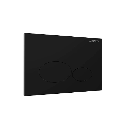 Клавиша смыва Aquatek KDI-0000074 GLD черный матовый Клавиша смыва Aquatek KDI-0000074 GLD черный матовый