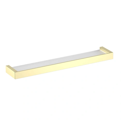 Полка Timo Petruma 15272/17 стеклянная золото матовое Полка Timo Petruma 15272/17 стеклянная золото матовое