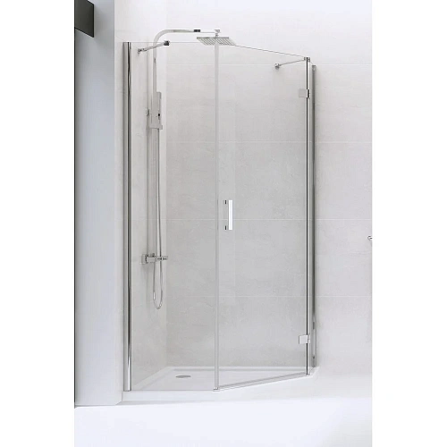 Душевой уголок NEW TRENDY NEW AZURA L (R) 100x80x195 K-0561 (хром) Душевой уголок NEW TRENDY NEW AZURA L (R) 100x80x195 K-0561 (хром)