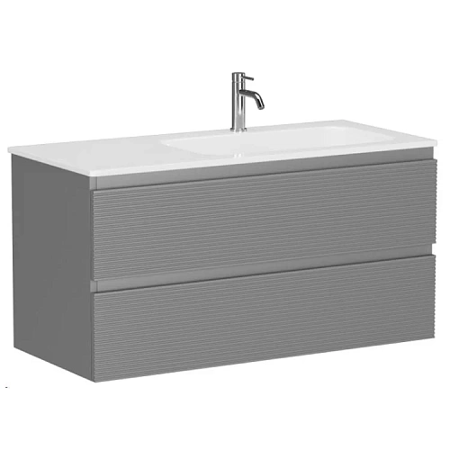 Тумба под раковину Sancos Folk FL100RES правая 995х445х500 Ergraut soft, подвесная Тумба под раковину Sancos Folk FL100RES правая 995х445х500 Ergraut soft, подвесная