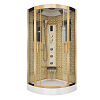 Картинка анонса товара «душевая кабина niagara luxe ng-7715g (900x900х2150) низкий поддон стенки золото»