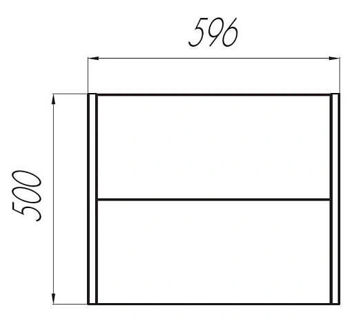 Модуль для раковины Aquaton Брук 60 2 ящика дуб латте 1A201901BCDL0 Модуль для раковины Aquaton Брук 60 2 ящика дуб латте 1A201901BCDL0
