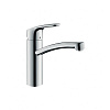 Картинка анонса товара «смеситель для кухни hansgrohe 160, для водонагревателей открытого типа, 1jet 31804000, хром»