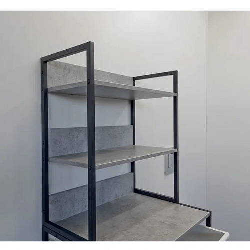 Стеллаж Comforty 00-00011164 бетон светлый Стеллаж Comforty 00-00011164 бетон светлый