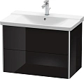Тумба под раковину Duravit XSquare XS418104040 подвесная 81 см черный глянцевый Тумба под раковину Duravit XSquare XS418104040 подвесная 81 см черный глянцевый