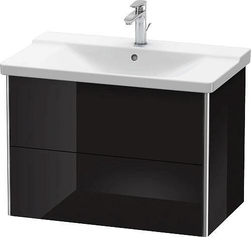 Тумба под раковину Duravit XSquare XS418104040 подвесная 81 см черный глянцевый Тумба под раковину Duravit XSquare XS418104040 подвесная 81 см черный глянцевый