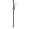 Картинка анонса товара «душевой гарнитур hansgrohe crometta 1jet 26537400 90 см, белый/хром»
