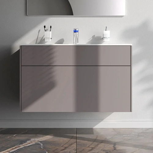 Тумба под раковину AM.PM Inspire V2.0 M50AFHX1003EGM подвесная, 100 см, push-to-open, элегантный Тумба под раковину AM.PM Inspire V2.0 M50AFHX1003EGM подвесная, 100 см, push-to-open, элегантный