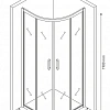Душевой уголок BERGES SOLO R 1000х1000 061120 Душевой уголок BERGES SOLO R 1000х1000 061120