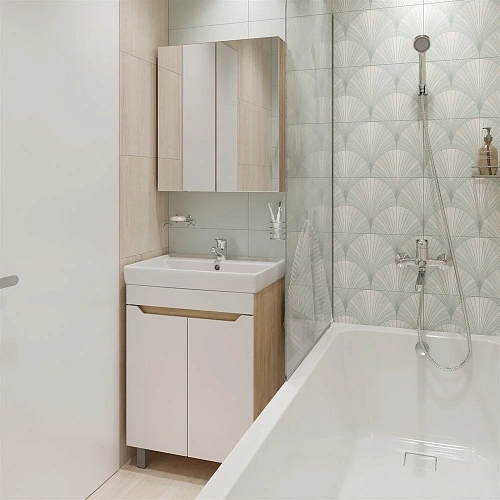 Тумба с раковиной DIWO Архангельск 60 дуб сонома 569755 Тумба с раковиной DIWO Архангельск 60 дуб сонома 569755