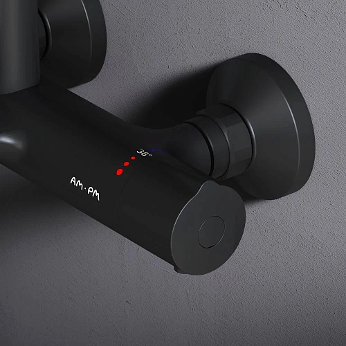 Душевая система AM.PM Like F0780522 с термостатом, верхний душ d 220 мм Душевая система AM.PM Like F0780522 с термостатом, верхний душ d 220 мм