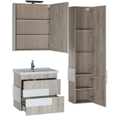 Комплект мебели Aquanet Мадейра 70 дуб кантри 00183161 Комплект мебели Aquanet Мадейра 70 дуб кантри 00183161