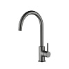 Картинка анонса товара «смеситель для кухни aquatek европа aq1382bgm черный хром шлифованный»