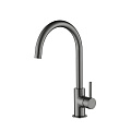 Смеситель для кухни Aquatek Европа AQ1382BGM черный хром шлифованный Смеситель для кухни Aquatek Европа AQ1382BGM черный хром шлифованный
