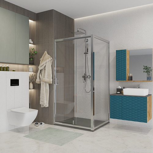 Душевой уголок Niagara Nova NG-63-9A-A100 (90x100x195) прямоугольная, дверь распашная Душевой уголок Niagara Nova NG-63-9A-A100 (90x100x195) прямоугольная, дверь распашная