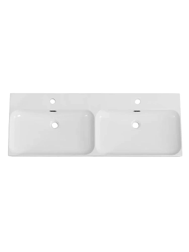 Раковина BelBagno BB-8078-120-2, 1220x460x140 с двумя чашами Раковина BelBagno BB-8078-120-2, 1220x460x140 с двумя чашами