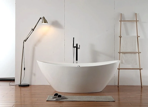 Ванна отдельностоящая ABBER AB9248 180x87 универсальная, белая акриловая Ванна отдельностоящая ABBER AB9248 180x87 универсальная, белая акриловая