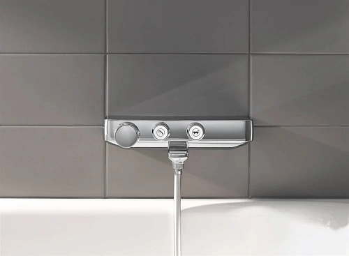 Смеситель для ванны GROHE SmartControl (34718000) настенный монтаж, термостатический Смеситель для ванны GROHE SmartControl (34718000) настенный монтаж, термостатический