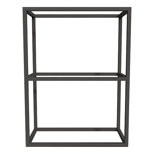 Полка CEZARES CADRO-60/30/80-2C-SO-MET-ST черный 600x300 подвесная Полка CEZARES CADRO-60/30/80-2C-SO-MET-ST черный 600x300 подвесная