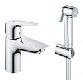 Смеситель для раковины Grohe Start Edge с гигиеническим душем, хром (23773001) Смеситель для раковины Grohe Start Edge с гигиеническим душем, хром (23773001)