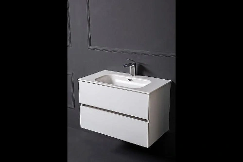 Тумба под раковину Armadi Art VALLESSI 80 белая глянец 837-080-W Тумба под раковину Armadi Art VALLESSI 80 белая глянец 837-080-W