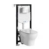 Комплект унитаза WasserKRAFT Aller 10TLT.010.ME.CH03.H001 с инсталляцией
