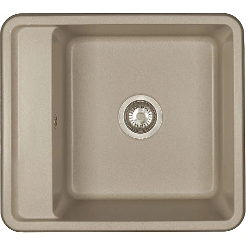 Кухонная мойка Aquaton Беллис 57 1A724932BS250 из литого мрамора, серый шелк Кухонная мойка Aquaton Беллис 57 1A724932BS250 из литого мрамора, серый шелк