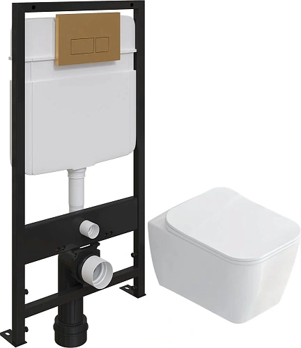 Комплект Унитаз подвесной STWORKI Монтре SETK3204-2616 безободковый, с микролифтом + Система инсталл 559967 Комплект Унитаз подвесной STWORKI Монтре SETK3204-2616 безободковый, с микролифтом + Система инсталл 559967