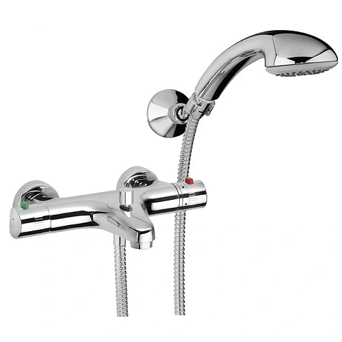 Смеситель для ванны Paini Cooper 80CR105TH с аксессуаром Смеситель для ванны Paini Cooper 80CR105TH с аксессуаром